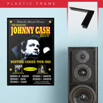 Johnny Cash with Hank Williams Jr (1964) - Concert Poster - 13 x 19 inches