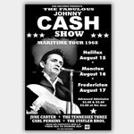 Johnny Cash with Statler Bros (1968) - Concert Poster - 13 x 19 inches