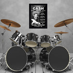 Johnny Cash with Statler Bros (1968) - Concert Poster - 13 x 19 inches
