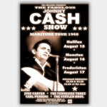 Johnny Cash with Statler Bros (1968) - Concert Poster - 13 x 19 inches