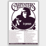 Carpenters (1972) - Concert Poster - 13 x 19 inches