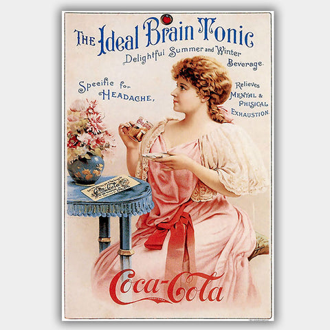 Coca Cola - Tonic (1901) - Advertising Poster - 13 x 19 inches