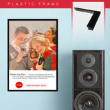 Coca Cola - Share (1957) - Advertising Poster - 13 x 19 inches