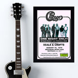 Chicago with Seals And Crofts (1970) - Concert Poster - 13 x 19 inches
