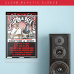 Eric Clapton with Jeff Beck (2010) - Concert Poster - 13 x 19 inches