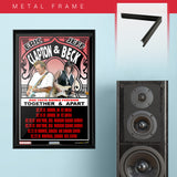Eric Clapton with Jeff Beck (2010) - Concert Poster - 13 x 19 inches