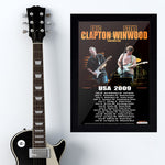 Eric Clapton with Steve Winwood (2009) - Concert Poster - 13 x 19 inches