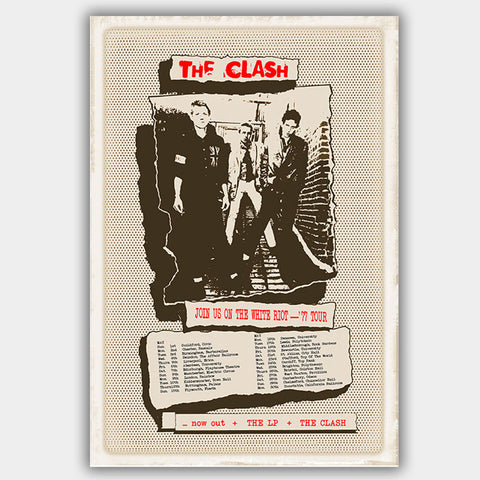 Clash (1977) - Concert Poster - 13 x 19 inches