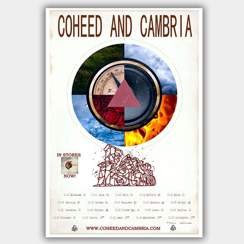 Coheed & Cambria (2010) - Concert Poster - 13 x 19 inches