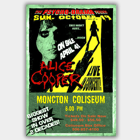 Alice Cooper (2008) - Concert Poster - 13 x 19 inches