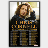 Chris Cornell (2016) - Concert Poster - 13 x 19 inches
