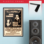 Miles Davis with Nina Simone (1971) - Concert Poster - 13 x 19 inches