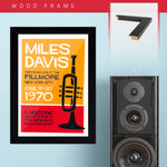 Miles Davis (1970) - Concert Poster - 13 x 19 inches