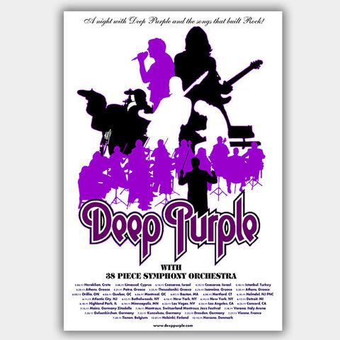 Deep Purple (2011) - Concert Poster - 13 x 19 inches