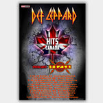 Def Leepard with Tesla (2019) - Concert Poster - 13 x 19 inches