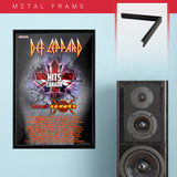 Def Leepard with Tesla (2019) - Concert Poster - 13 x 19 inches