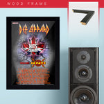 Def Leepard with Tesla (2019) - Concert Poster - 13 x 19 inches