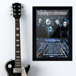 Disturbed with All That Remains (2009) - Concert Poster - 13 x 19 inches