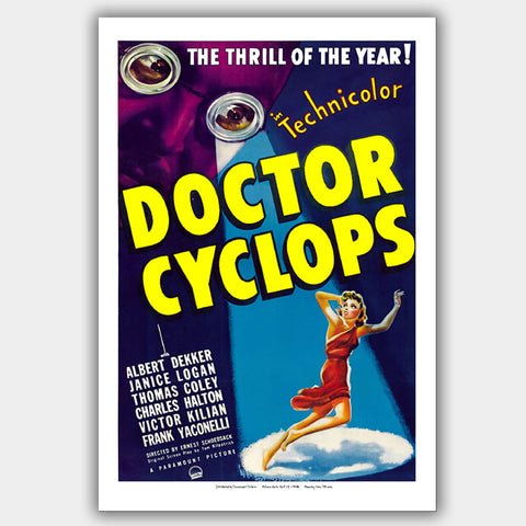 Doctor Cyclops (1940) - Movie Poster - 13 x 19 inches