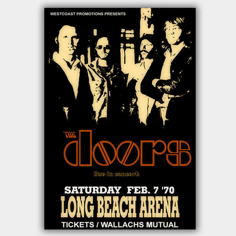 Doors with Albert King (1970) - Concert Poster - 13 x 19 inches