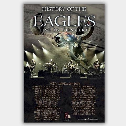 Eagles (2014) - Concert Poster - 13 x 19 inches