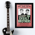 Everly Brothers (1963) - Concert Poster - 13 x 19 inches