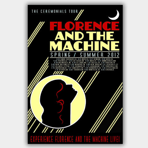 Florence & The Machine (2012) - Concert Poster - 13 x 19 inches