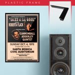 Roberta Flack with Cannonball Adderley Quintet (1970) - Concert Poster - 13 x 19 inches