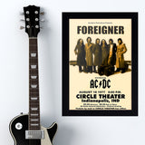Foreigner with AC/DC (1977) - Concert Poster - 13 x 19 inches