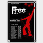 Free with Amazing Blondel (1971) - Concert Poster - 13 x 19 inches