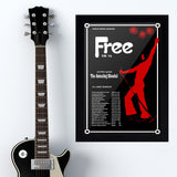 Free with Amazing Blondel (1971) - Concert Poster - 13 x 19 inches