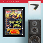 Frankenstein Meets The Space Monster / Curse Of The Voodoo (1965) - Movie Poster - 13 x 19 inches