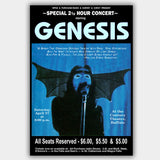 Genesis (1971) - Concert Poster - 13 x 19 inches