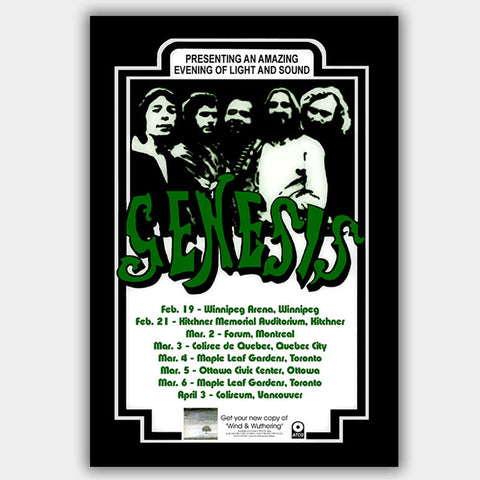 Genesis (1977) - Concert Poster - 13 x 19 inches