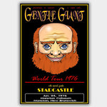 Gentle Giant with Starcastle (1976) - Concert Poster - 13 x 19 inches