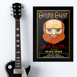 Gentle Giant with Starcastle (1976) - Concert Poster - 13 x 19 inches
