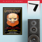Gentle Giant with Starcastle (1976) - Concert Poster - 13 x 19 inches