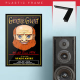 Gentle Giant with Starcastle (1976) - Concert Poster - 13 x 19 inches