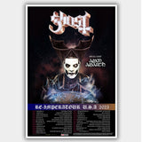 Ghost with Amon Amarth (2023) - Concert Poster - 13 x 19 inches