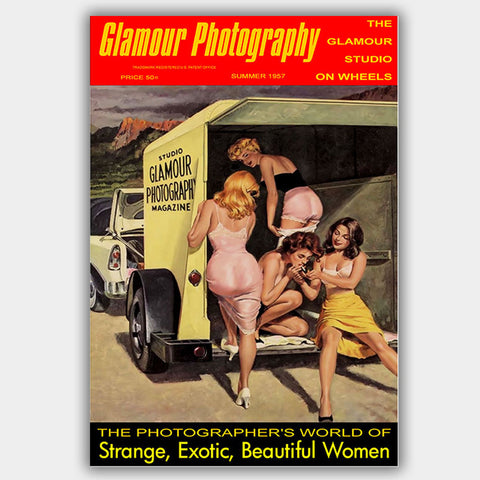Glamour Photography - Studio On Wheels (1957) - Poster - 13 x 19 inches