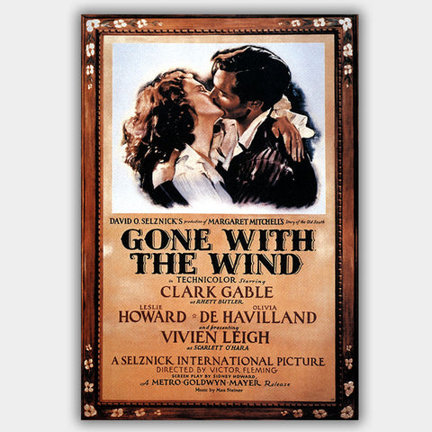 Gone With The Wind (1939) - Movie Poster - 13 x 19 inches