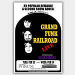 Grand Funk with Black Sabbath (1971) - Concert Poster - 13 x 19 inches