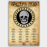 Grateful Dead (1970) - Concert Poster - 13 x 19 inches