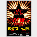 Guns N' Roses with Sebastian Bach (2010) - Concert Poster - 13 x 19 inches