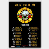 Guns N' Roses (2016) - Concert Poster - 13 x 19 inches