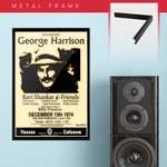 George Harrison with Billy Preston (1974) - Concert Poster - 13 x 19 inches
