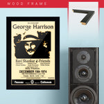 George Harrison with Billy Preston (1974) - Concert Poster - 13 x 19 inches
