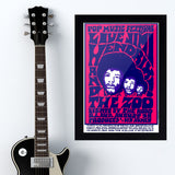 Jimi Hendrix with The Zoo (1968) - Concert Poster - 13 x 19 inches
