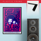 Jimi Hendrix with The Zoo (1968) - Concert Poster - 13 x 19 inches