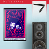 Jimi Hendrix with The Zoo (1968) - Concert Poster - 13 x 19 inches